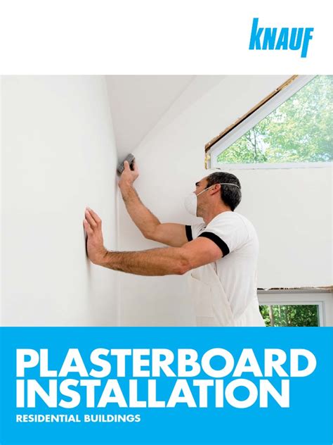 PLASTERBOARD INSTALLATION MANUAL .